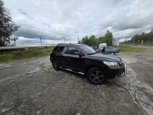 2008 Hyundai Santa Fe II, пурпурный, 1100000 рублей - вид 1