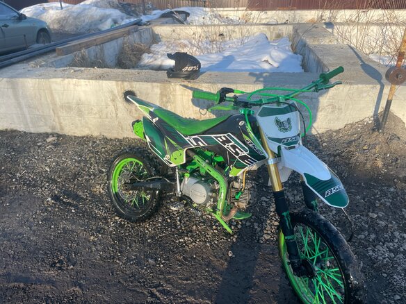 2024 BSE MX 125, зелёный, 55000 рублей