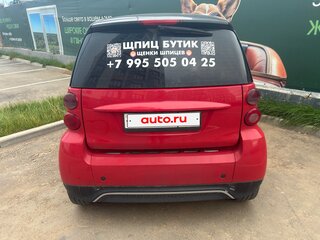 2012 Smart Fortwo II, красный, 600000 рублей, вид 5