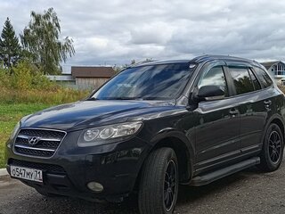 2008 Hyundai Santa Fe II, чёрный, 1150000 рублей, вид 1