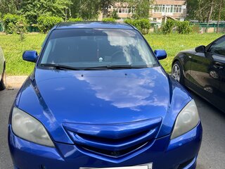 2006 Mazda 3 I (BK) Рестайлинг, синий, 450000 рублей, вид 1