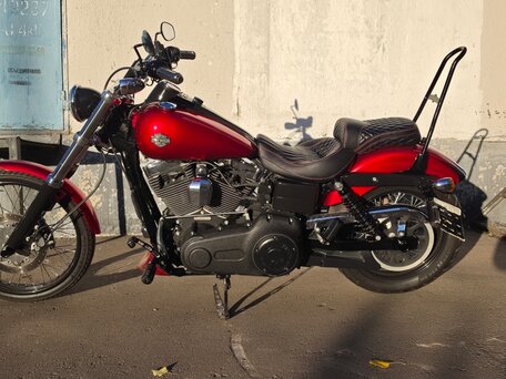 2013 Harley-Davidson Dyna Wide Glide, красный, 1170000 рублей, вид 1