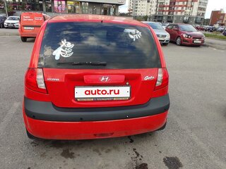 2007 Hyundai Getz I Рестайлинг, красный, 330000 рублей, вид 4