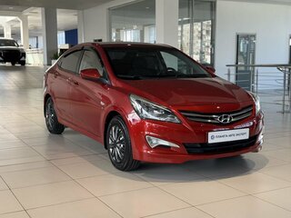2015 Hyundai Solaris I Рестайлинг, красный, 890000 рублей, вид 3