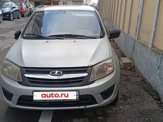 2014 Lada (ВАЗ) Granta I, серебристый, 320000 рублей, вид 1