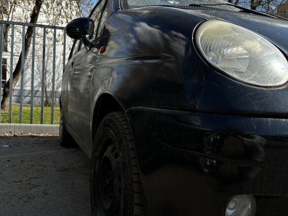 2009 Daewoo Matiz I Рестайлинг, чёрный, 80000 рублей - вид 3