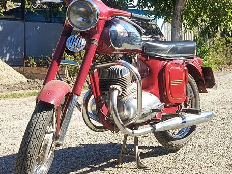 1968 Jawa 350/360, красный, 350000 рублей, вид 5