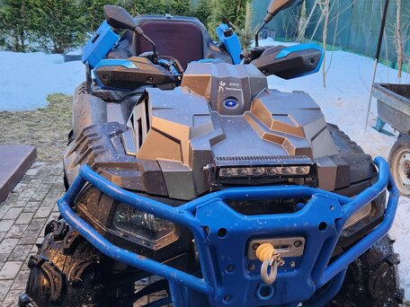 2017 Polaris Sportsman 1000, синий, 900000 рублей, вид 2