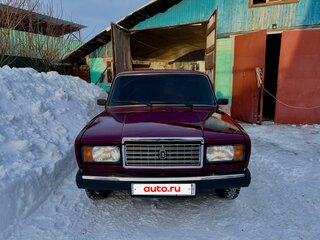 2002 Lada (ВАЗ) 2107, красный, 180000 рублей, вид 4