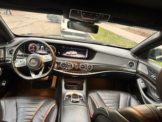 2018 Mercedes-Benz S-Класс 450 Long VI (W222, C217) Рестайлинг, чёрный, 5100000 рублей, вид 4