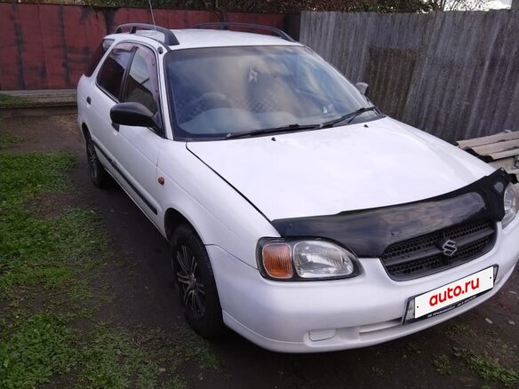 2000 Suzuki Cultus III Рестайлинг, белый - вид 4