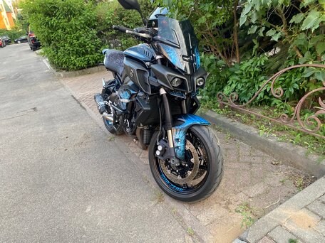 2017 Yamaha MT-10, синий, 950000 рублей, вид 1