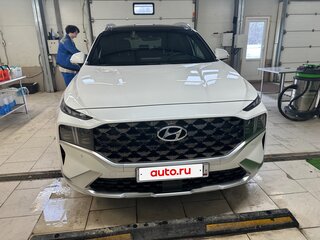 2021 Hyundai Santa Fe IV Рестайлинг, белый, 3490000 рублей, вид 3