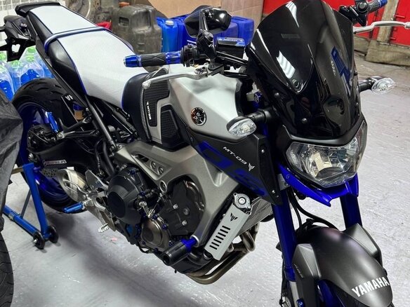 2015 Yamaha MT-09 (FZ-09), синий, 800000 рублей - вид 14