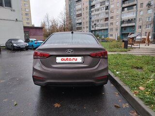 2019 Hyundai Solaris II, коричневый, 1350000 рублей, вид 3