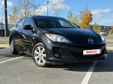 2012 Mazda 3 II (BL) Рестайлинг, чёрный, 940000 рублей, вид 2