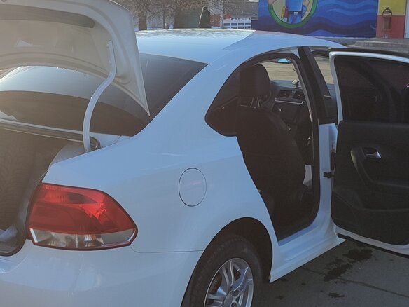2014 Volkswagen Polo V, белый - вид 5