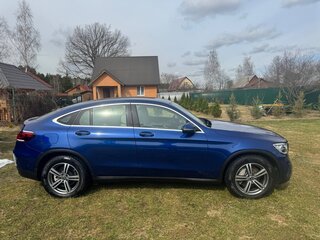 2019 Mercedes-Benz GLC Coupe 220 d I (C253) Рестайлинг, синий, 4450000 рублей, вид 3