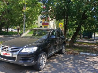 2007 Volkswagen Touareg I Рестайлинг, чёрный, 1200000 рублей, вид 1