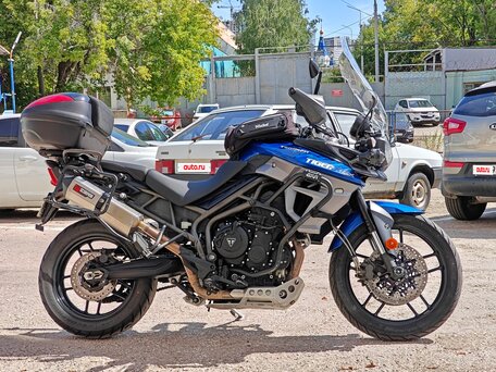 2016 Triumph Tiger 800, синий, 750000 рублей, вид 3