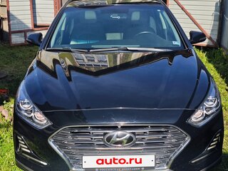 2017 Hyundai Sonata VII (LF), чёрный, 1850000 рублей, вид 2