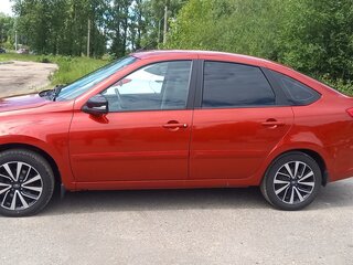 2022 Lada (ВАЗ) Granta Euro-2 I Рестайлинг, красный, 790000 рублей, вид 4