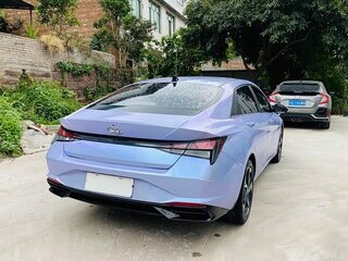 2022 Hyundai Elantra VII (CN7), голубой, 1360000 рублей, вид 5