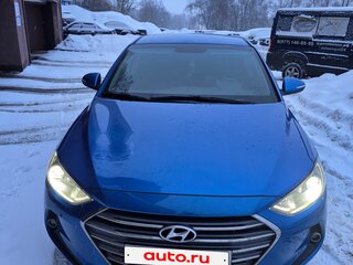 2017 Hyundai Elantra VI (AD), синий, 1352000 рублей, вид 1