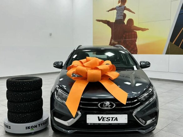2026 Lada (ВАЗ) Vesta SW I Рестайлинг (NG), серый - вид 6