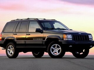1997 Jeep Grand Cherokee I (ZJ) Рестайлинг, чёрный, 980000 рублей, вид 1