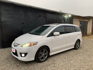 2009 Mazda 5 I (CR) Рестайлинг, белый, 935000 рублей, вид 2