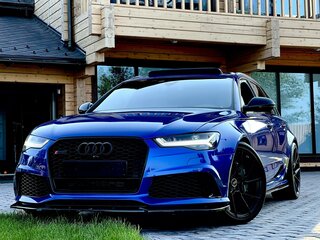 2016 Audi RS 6 performance III (C7) Рестайлинг, синий, 8900000 рублей, вид 2