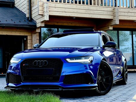 2016 Audi RS 6 performance III (C7) Рестайлинг, синий, 7000000 рублей, вид 2