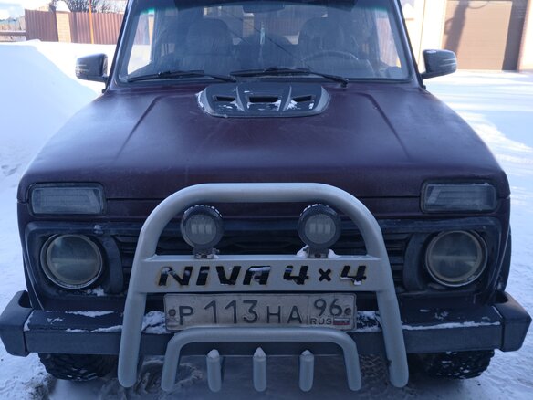 2006 Lada (ВАЗ) 2121 (4x4) I Рестайлинг, пурпурный, 470000 рублей - вид 1