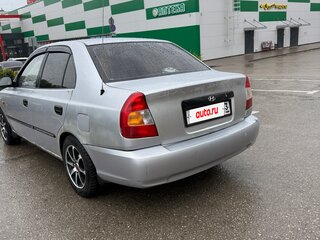 2006 Hyundai Accent ТагАЗ II, серебристый, 190000 рублей, вид 5