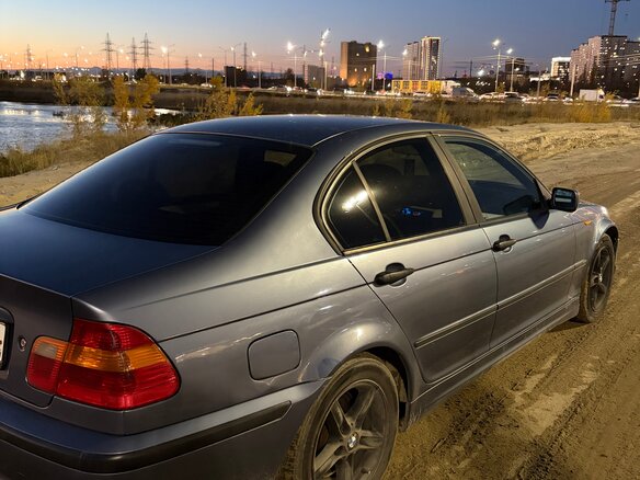 2002 BMW 3 серии N42 316i IV (E46) Рестайлинг, синий, 465000 рублей - вид 4