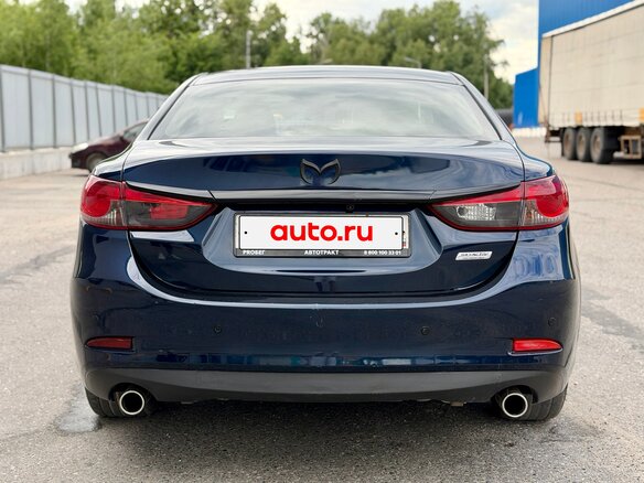 2015 Mazda 6 III (GJ) Рестайлинг, синий - вид 5