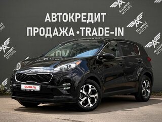 2020 Kia Sportage IV Рестайлинг, чёрный, 2115000 рублей, вид 3