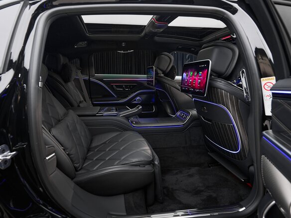 2026 Mercedes-Benz Maybach S-Класс 580 II (Z223) Рестайлинг, чёрный - вид 26