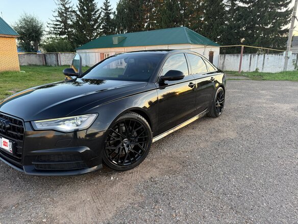 2017 Audi A6 IV (C7) Рестайлинг, чёрный, 2300000 рублей