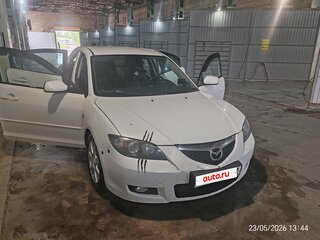 2008 Mazda 3 I (BK) Рестайлинг, белый, 480000 рублей, вид 2