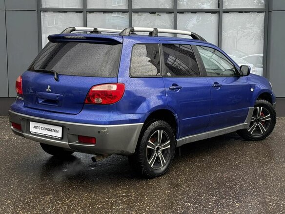 2005 Mitsubishi Outlander I, синий - вид 3