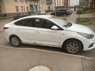 2019 Hyundai Solaris II, белый, 1100000 рублей, вид 2