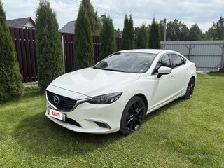 2017 Mazda 6 III (GJ) Рестайлинг, белый, 1670000 рублей, вид 1