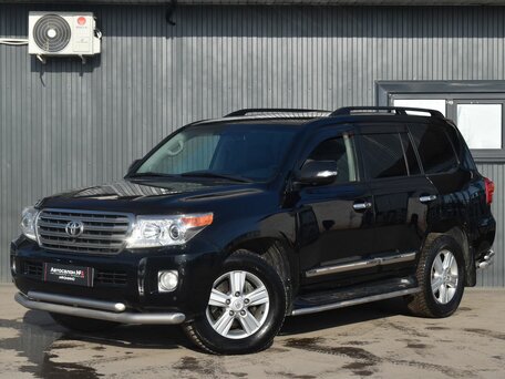 2013 Toyota Land Cruiser 200 Series Рестайлинг 1, чёрный, 3249999 рублей, вид 2