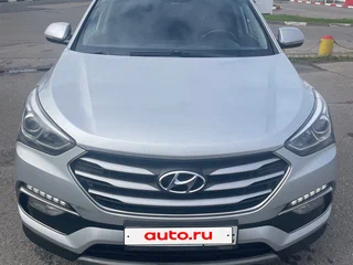 2017 Hyundai Santa Fe III Рестайлинг, серебристый, 1950000 рублей, вид 1