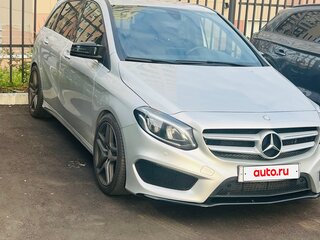 2015 Mercedes-Benz B-Класс 180 II (W246) Рестайлинг, серебристый, 1730000 рублей, вид 3