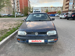 1995 Volkswagen Golf III, синий, 120000 рублей, вид 1