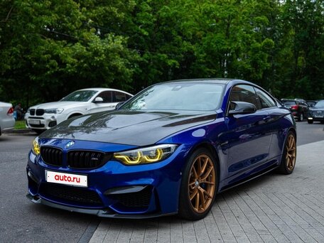 2019 BMW M4 Competition Package F82/F83 Рестайлинг, синий, вид 1