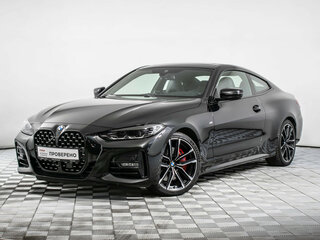2021 BMW 4 серии 420d xDrive G22, G23, G26, чёрный, 6077000 рублей, вид 1